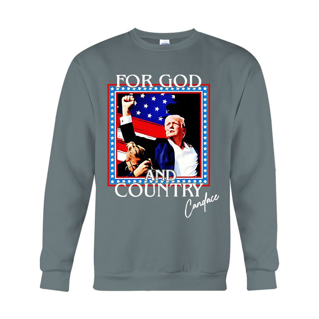 T-shirt « Pour Dieu et la Patrie » - Élection présidentielle 2024