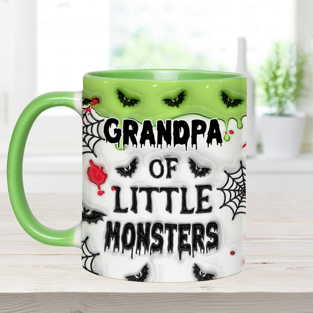 Grand-père des petits monstres (tous titres) - Mug personnalisé « Grand-père »