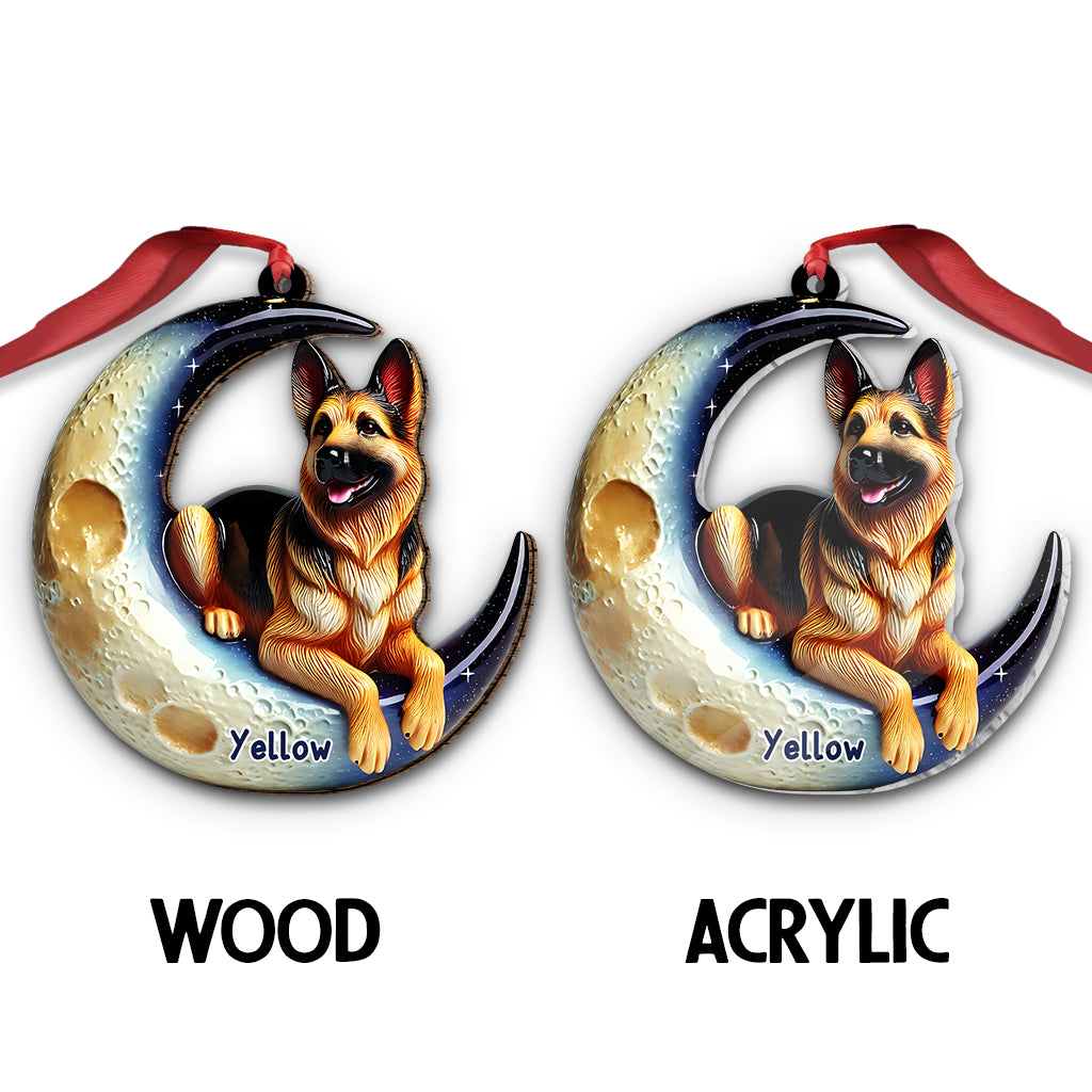 I Love My Dog - Personalized Dog Ornament
