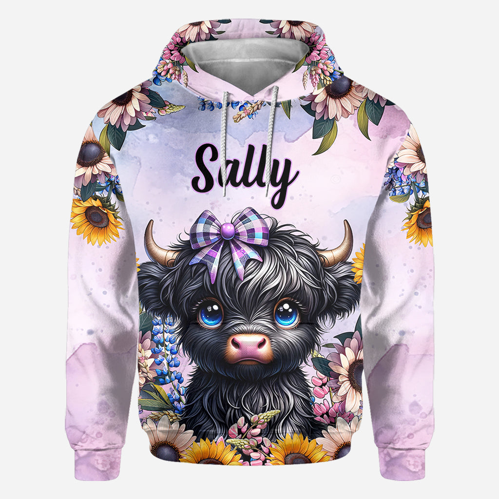 T-shirt personnalisé « Petite vache mignonne »