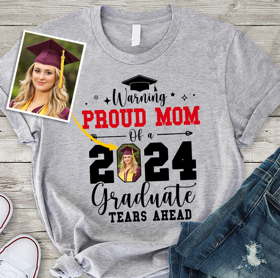 Warning Proud Mom/ Grandma/.... - Personalized Graduation T-shirt And Hoodie