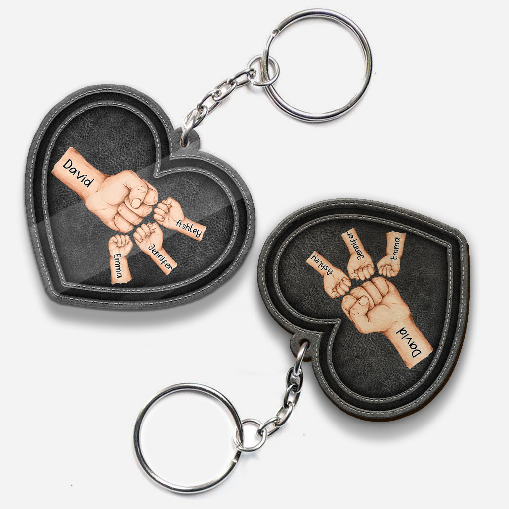 Best Dad/ Grandpa/ Papa... Ever - Personalized Father Keychain