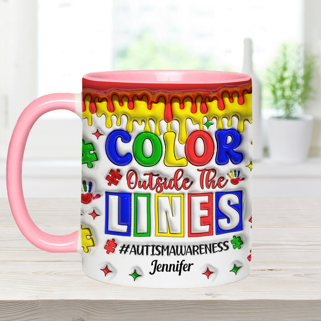 Sensibilisation à l'autisme - Mug personnalisé pour la sensibilisation à l'autisme