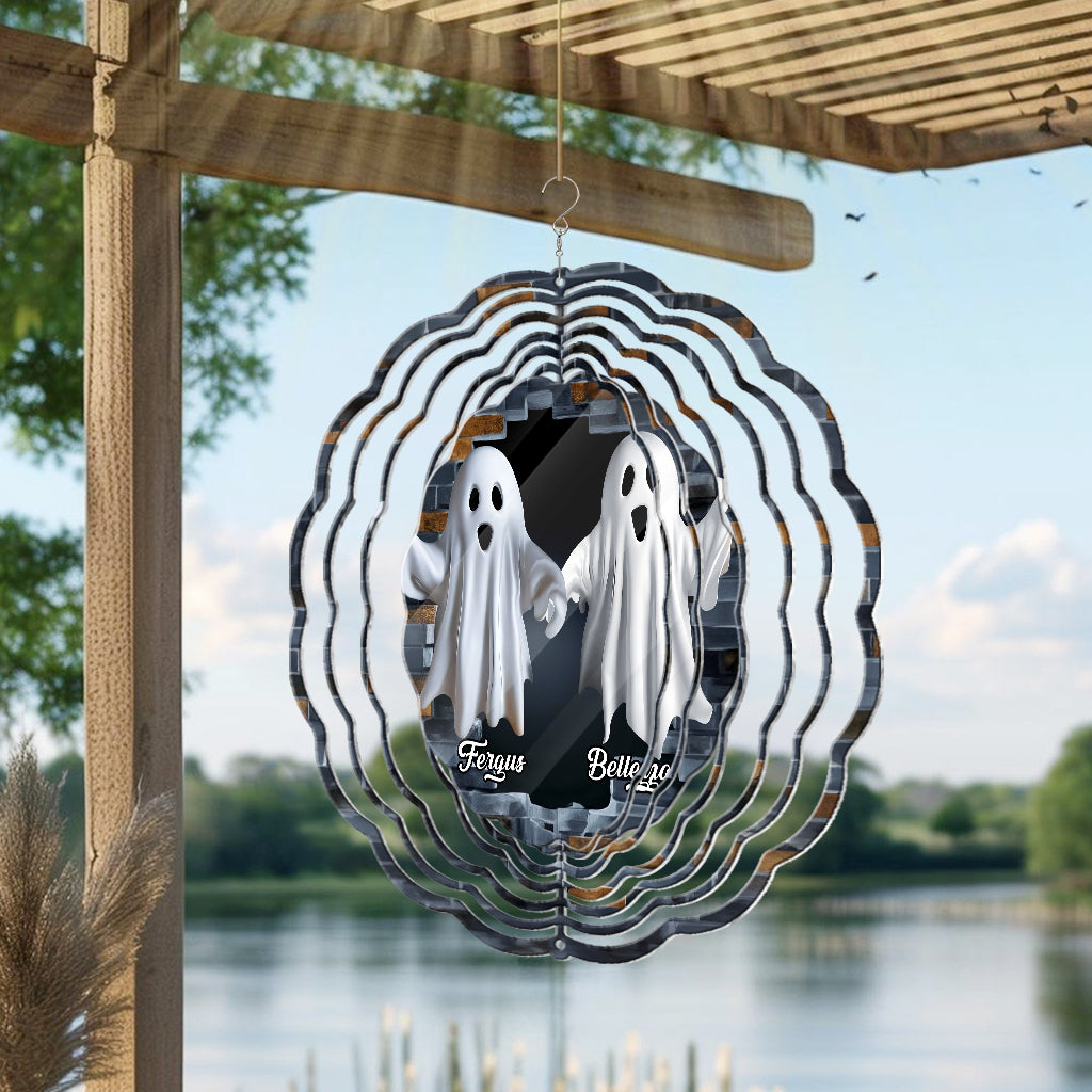 Couple de fantômes amusants - Girouette personnalisée pour couple