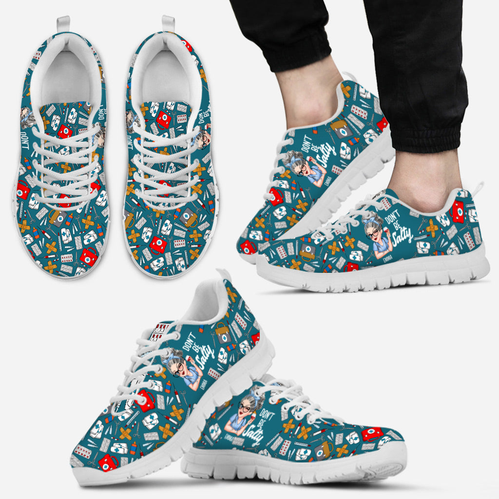 Ne soyez pas aigris - Baskets personnalisées pour infirmières