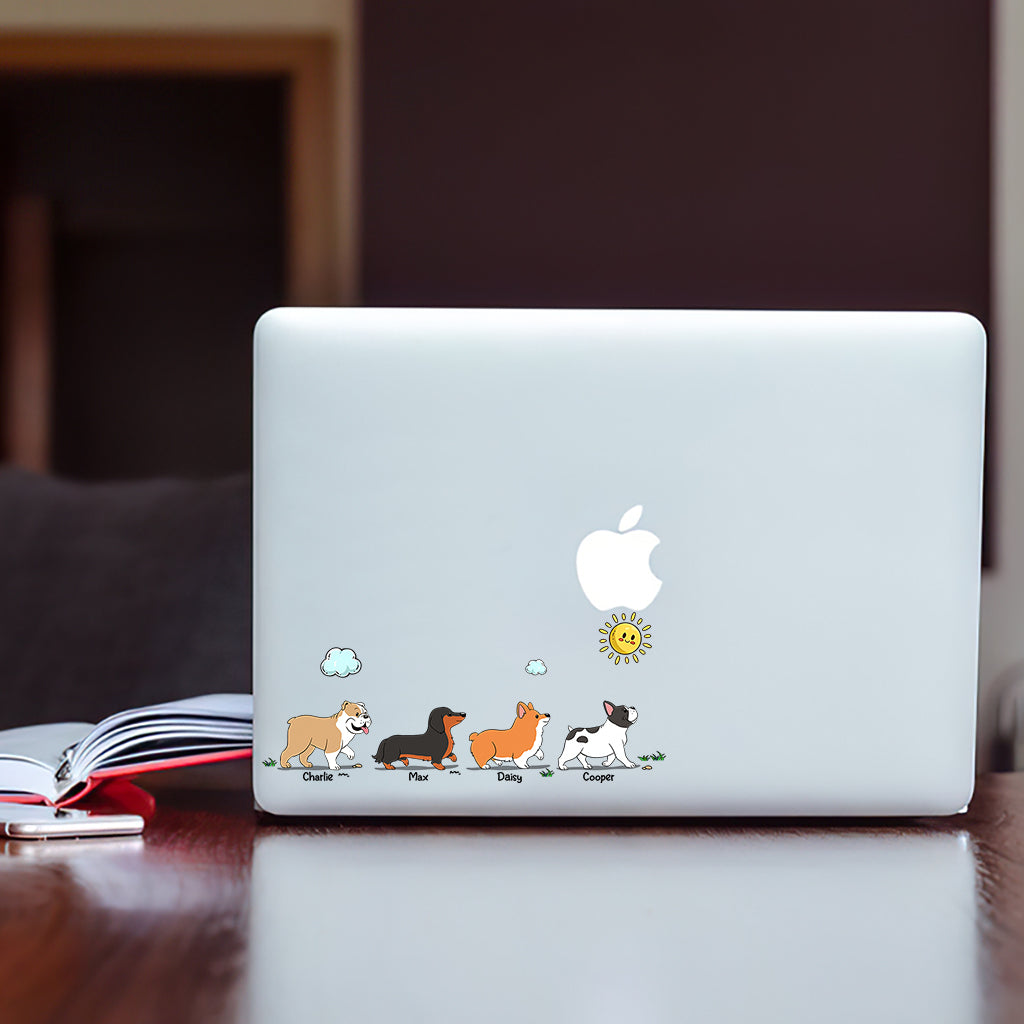 The Walking Dogs - Personalized Dog Decal Full