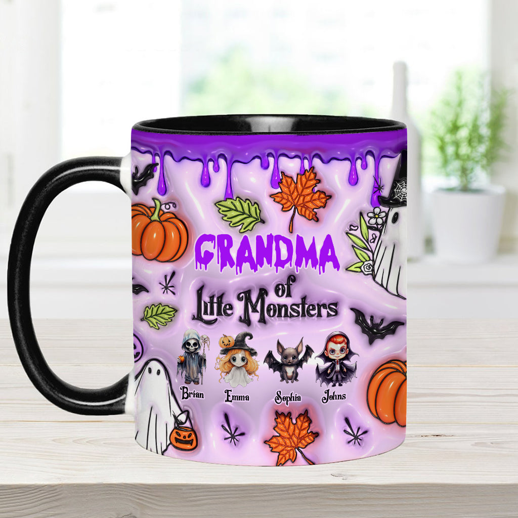 Mug personnalisé « Grand-mère des petits monstres » (tous titres)