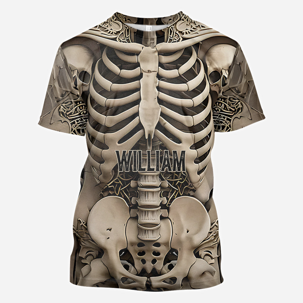 T-shirt personnalisé « Love Skulls » avec motif tête de mort.