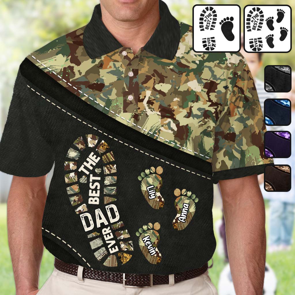 Best Dad Ever - Personalized Father Polo Shirt