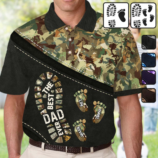 Meilleur papa du monde - Polo personnalisé pour papa