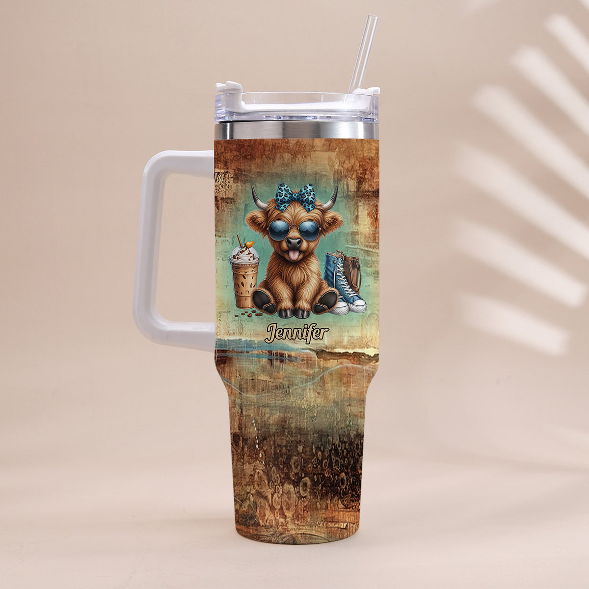 I'm Not A Hot Mess - Personalized Tumbler With Handle