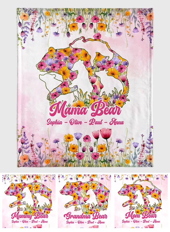 Couverture personnalisée Maman Ours