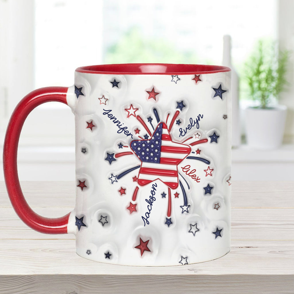 Mug personnalisé « Petite étoile de grand-mère » pour le 4 juillet