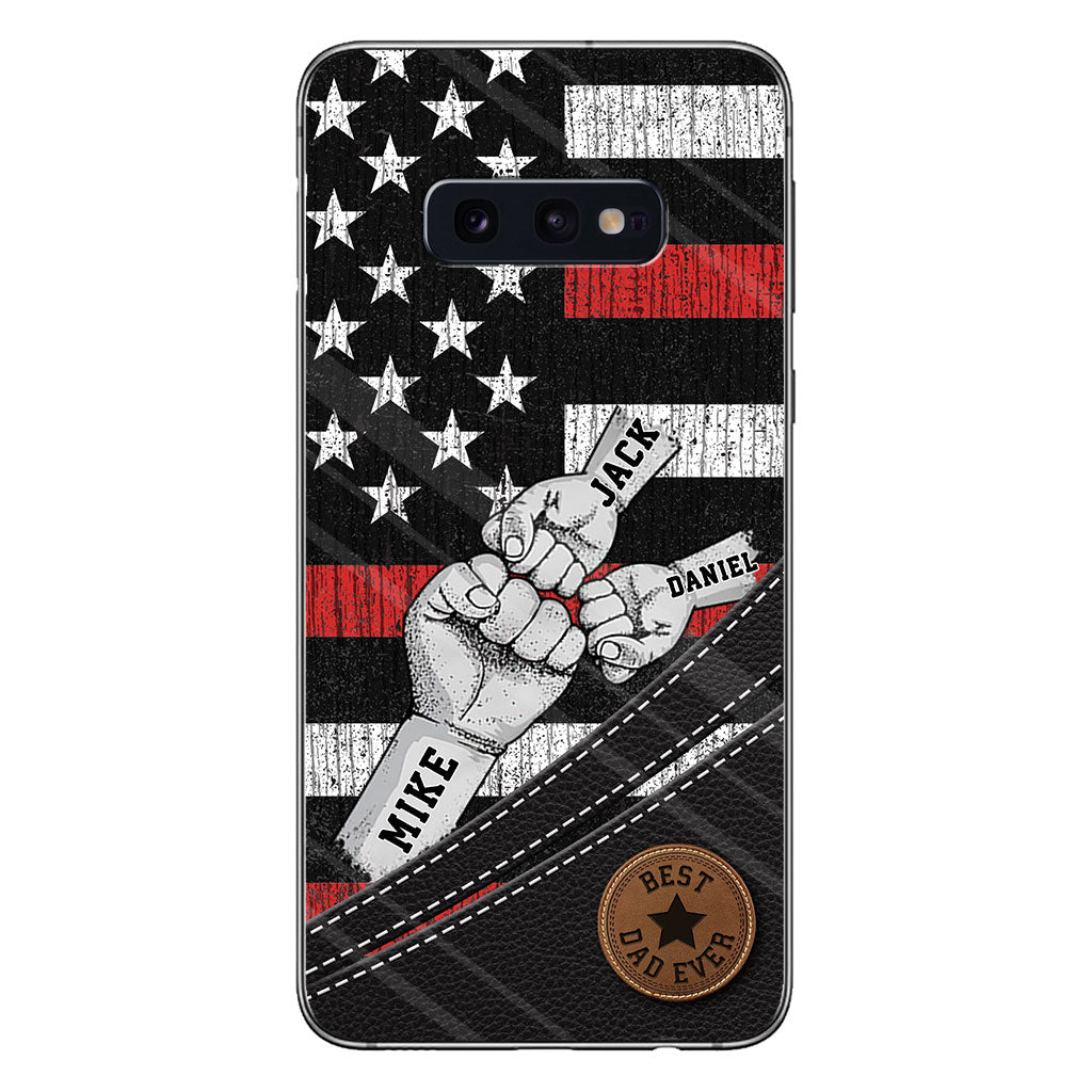 Meute de loups - Coque de téléphone personnalisée pour papa