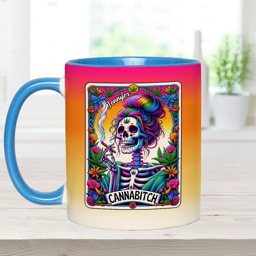 Cannab*tch - Personalized Weed Accent Mug