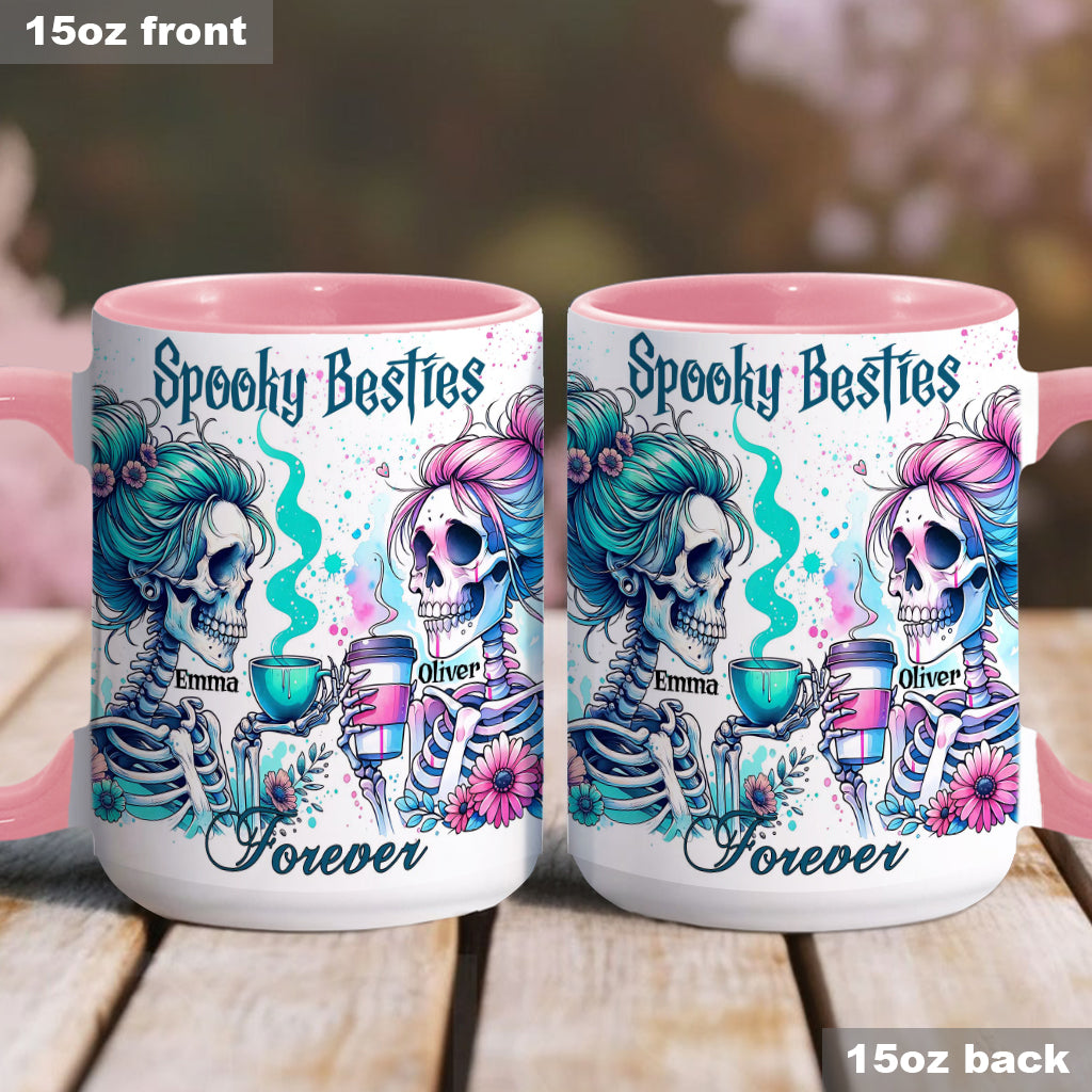 Meilleures amies pour toujours - Mug personnalisé « Spooky Besties Forever »