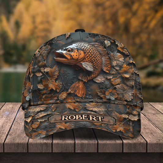 Cadeau pour les passionnés de pêche - Casquette de pêche classique personnalisée