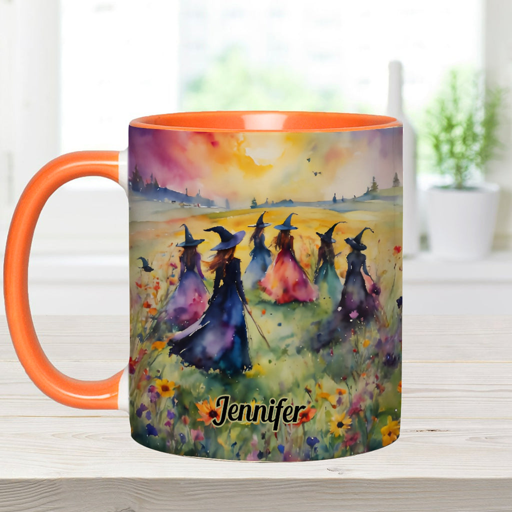 Mug personnalisé « Sorcières à l'aquarelle » - Collection de sorcières