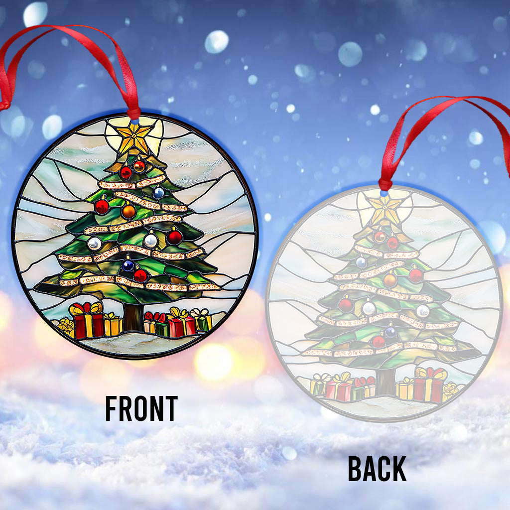 Merry Christmas - Personalized Family Transparent Ornament