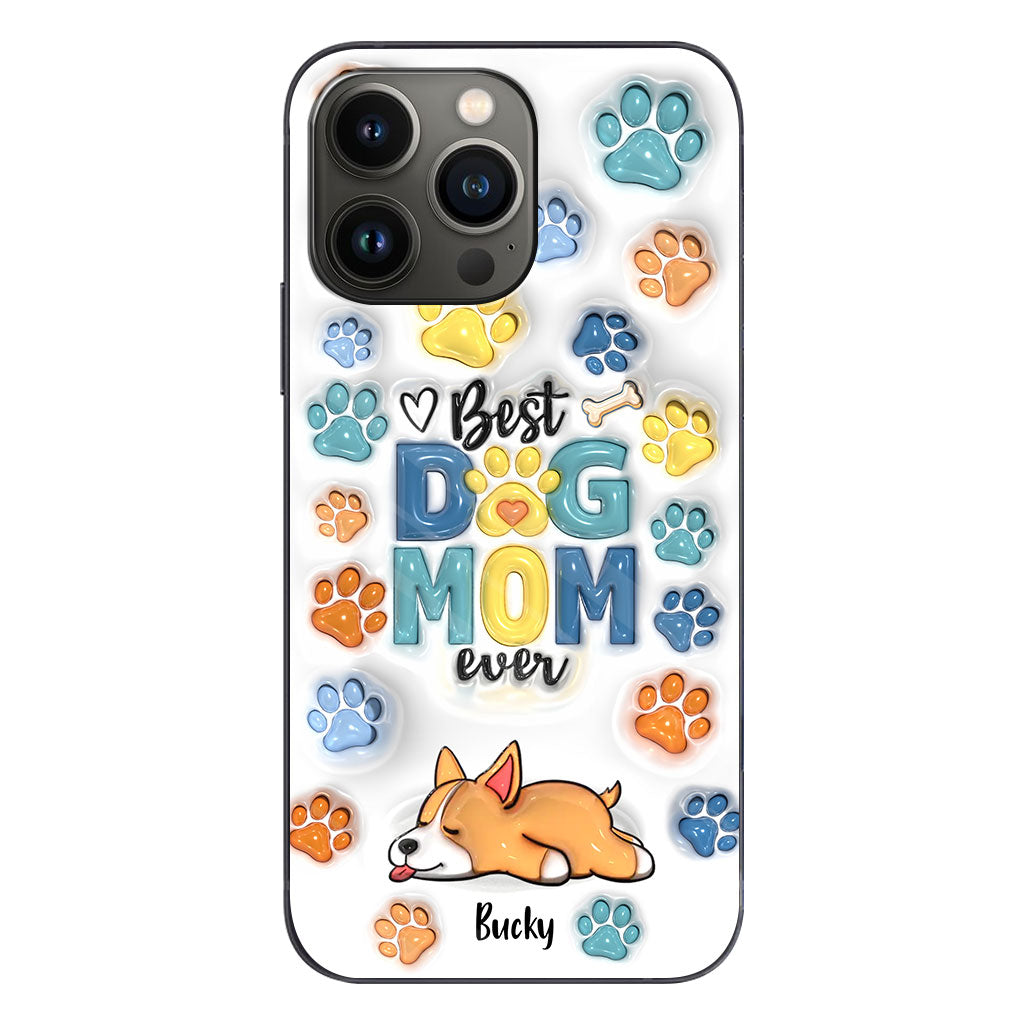 Meilleur papa/maman de chien au monde - Coque de téléphone personnalisée pour chien