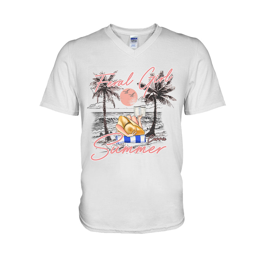 Feral Girl - T-shirt et sweat à capuche personnalisés pour les amoureux de la mer