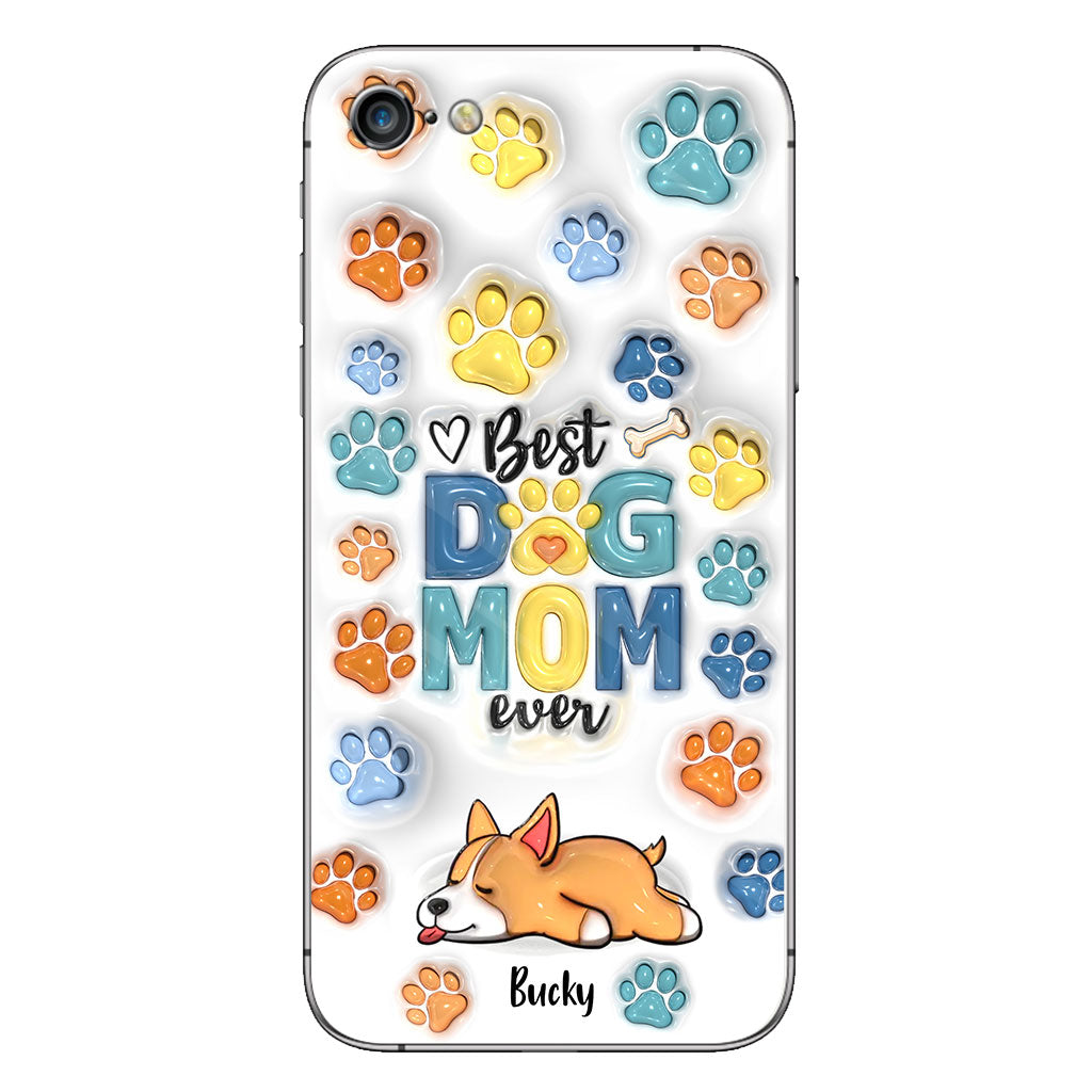 Meilleur papa/maman de chien au monde - Coque de téléphone personnalisée pour chien
