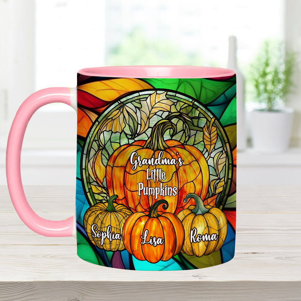 Mug personnalisé « Petites citrouilles de grand-mère » (titre au choix)