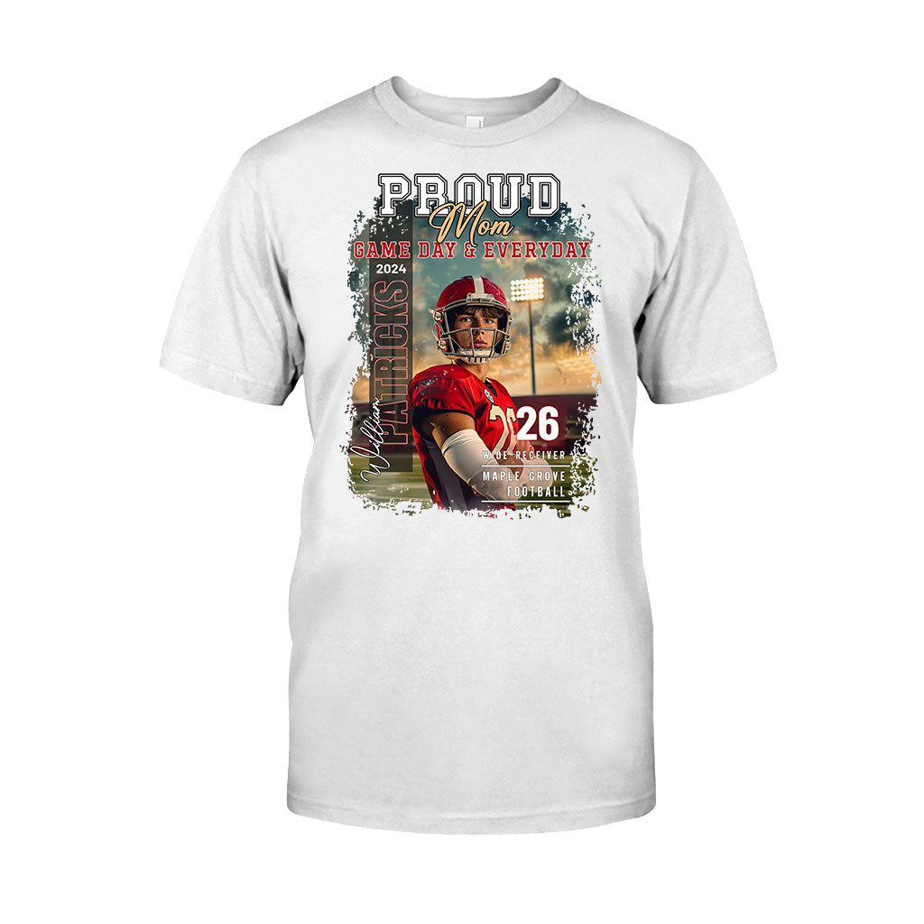 Maman/Papa/... Jour de match et au quotidien - T-shirt et sweat à capuche de football personnalisés