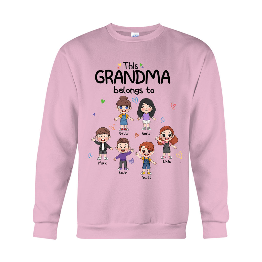 This Grandma Belongs To - Personalized Grandma T-shirt And Hoodie