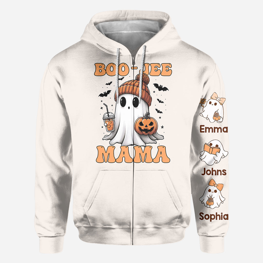 T-shirt personnalisé Halloween Boo Jee Mama - Maman