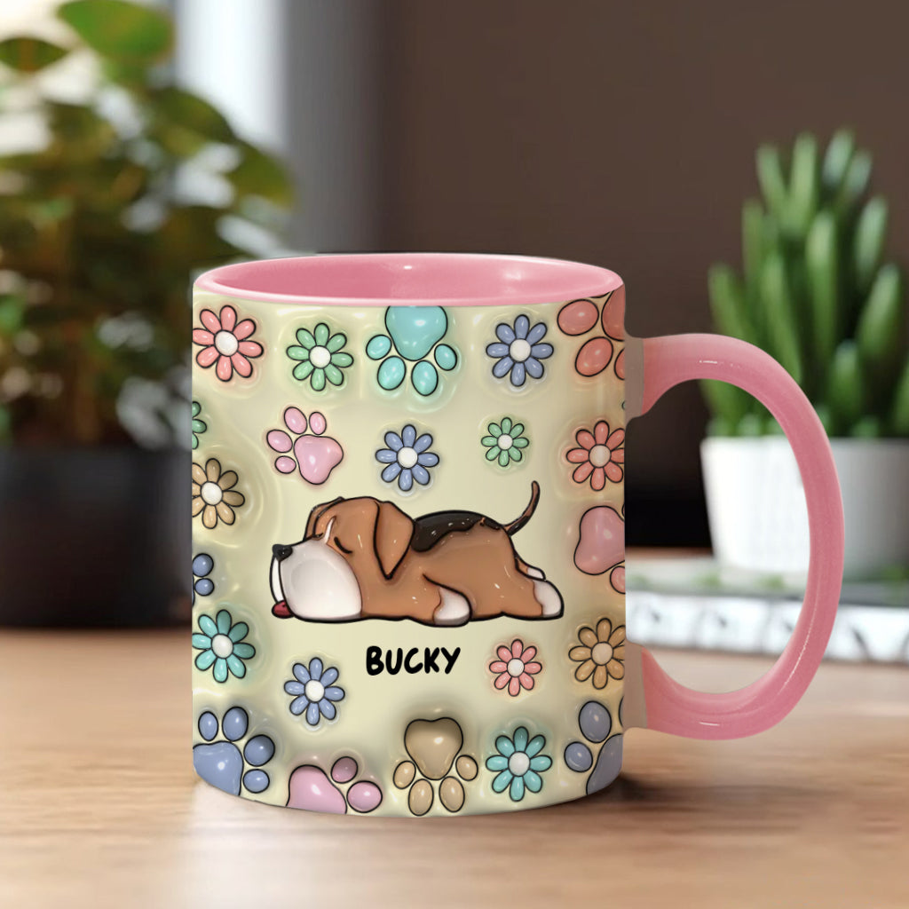 Maman de chien, Papa de chien - Mug personnalisé avec motif chien