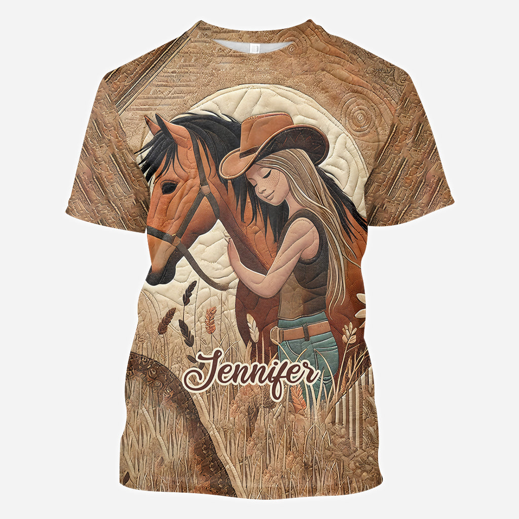 Amoureux des chevaux - T-shirt personnalisé avec motif cheval