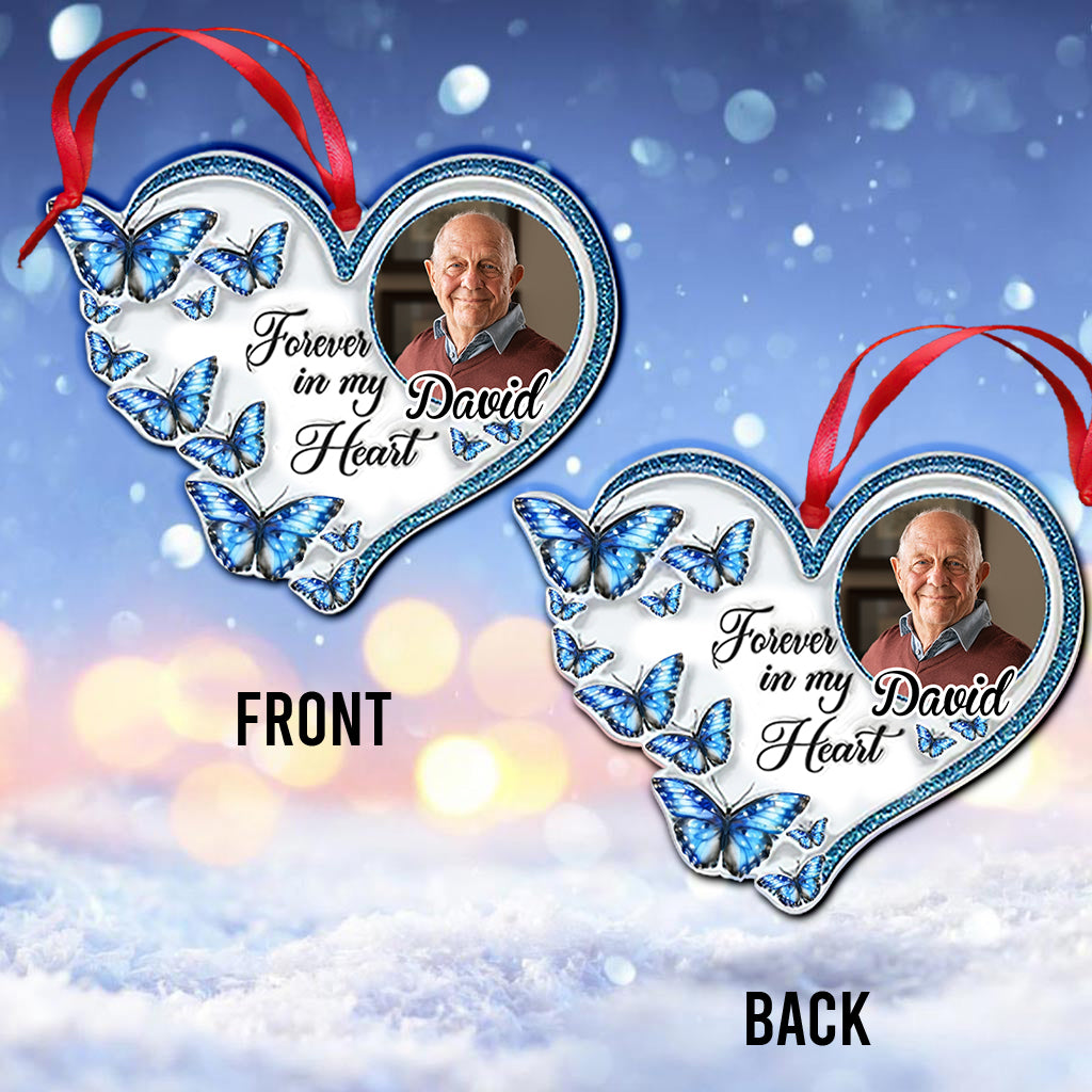 À jamais dans mon cœur - Ornement commémoratif personnalisé