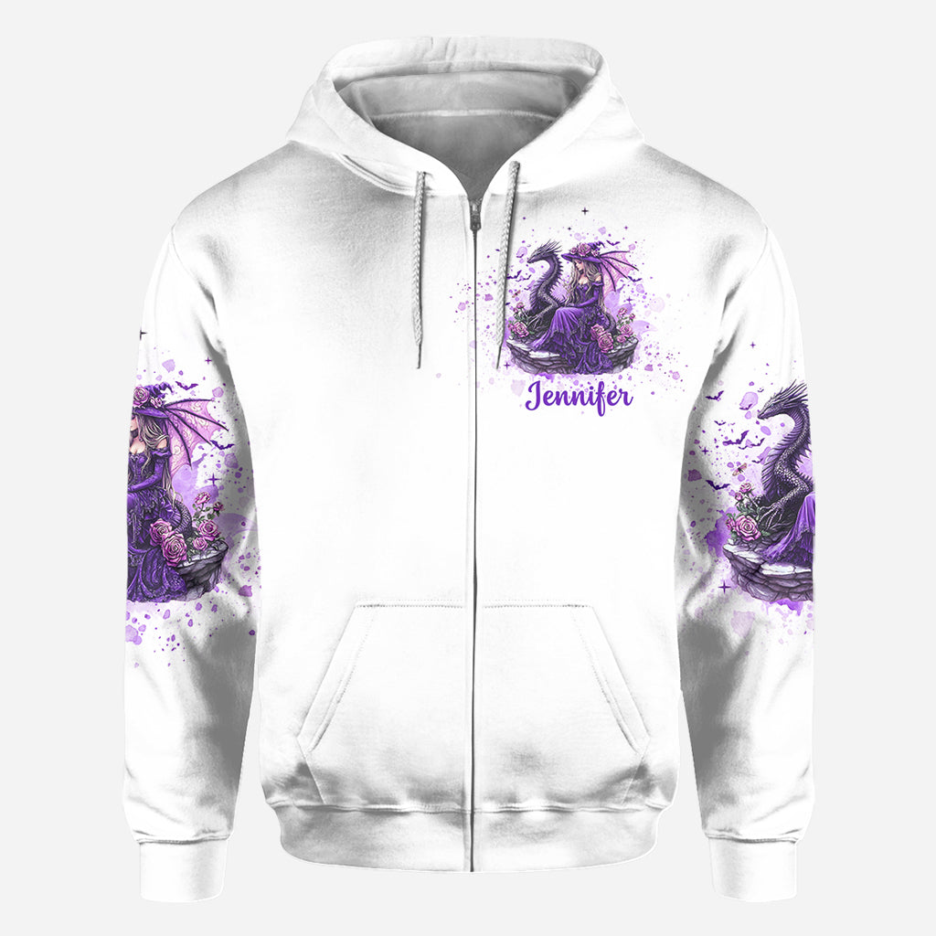 Âme de sorcière, cœur de dragon - T-shirt personnalisé de sorcière