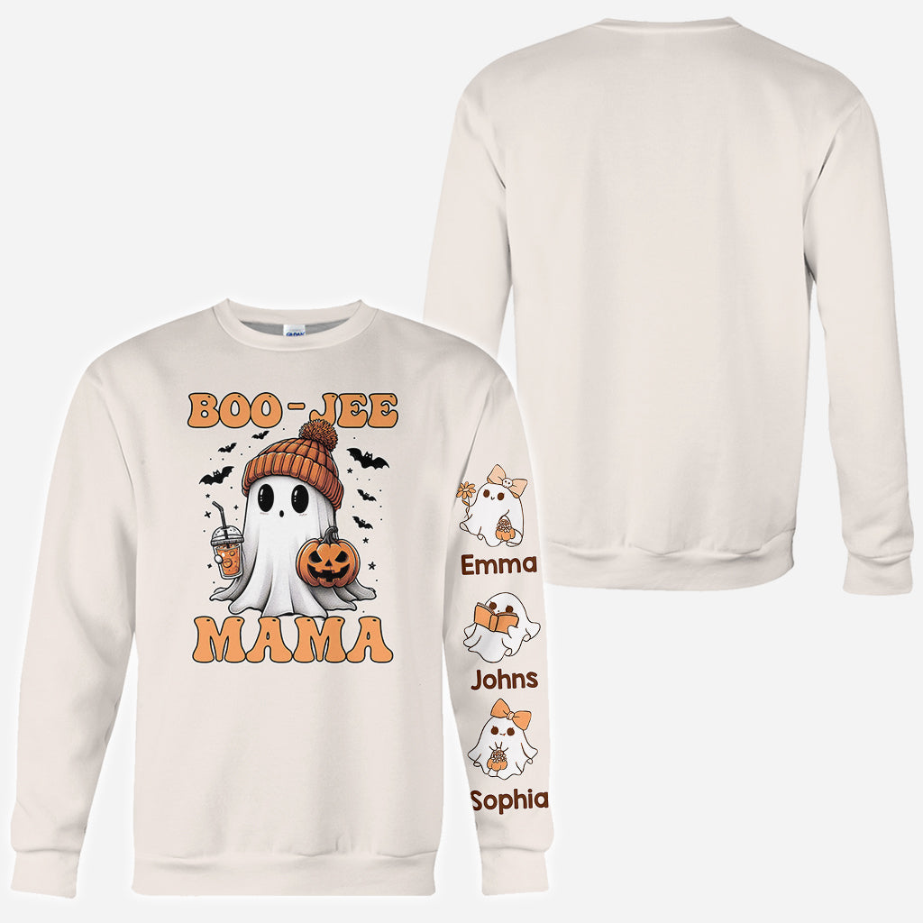 T-shirt personnalisé Halloween Boo Jee Mama - Maman