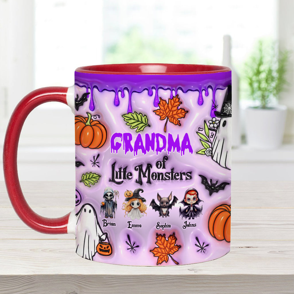 Mug personnalisé « Grand-mère des petits monstres » (tous titres)