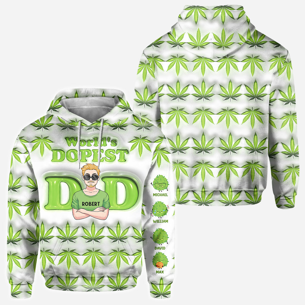 Le papa le plus cool du monde - T-shirt personnalisé pour papa