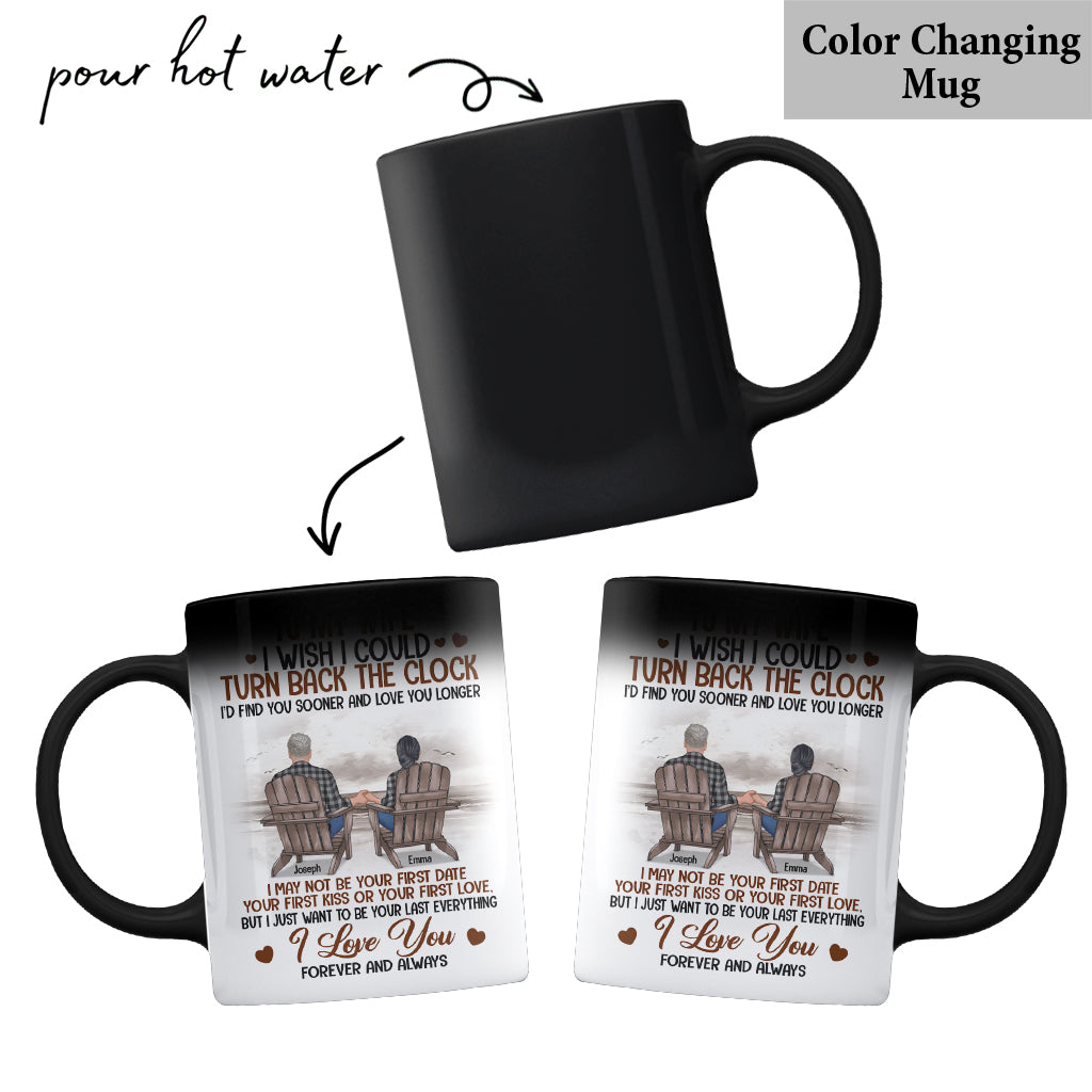 Mug personnalisé pour couple : Si seulement je pouvais remonter le temps !