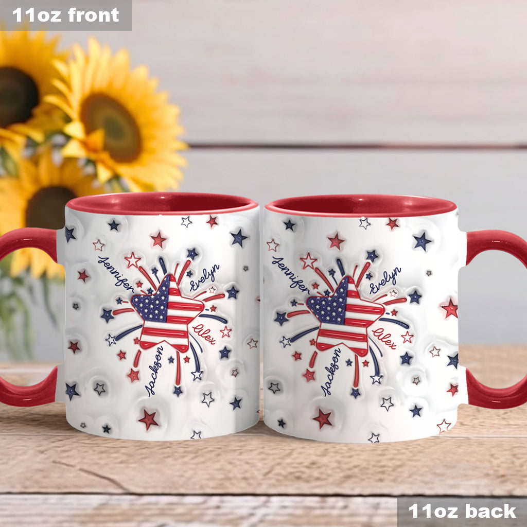 Mug personnalisé « Petite étoile de grand-mère » pour le 4 juillet