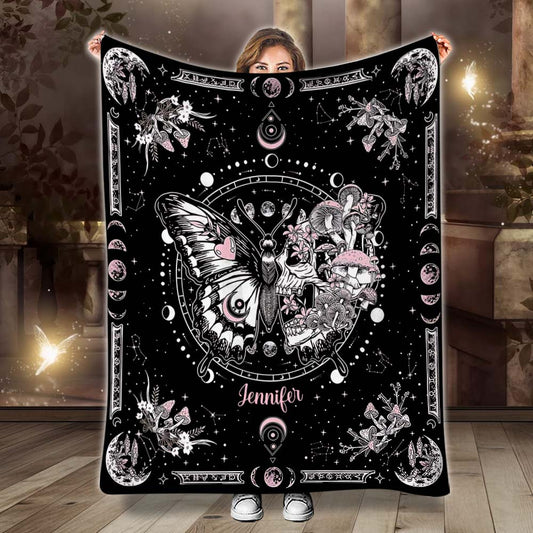 Couverture papillon personnalisée Night Butterfly