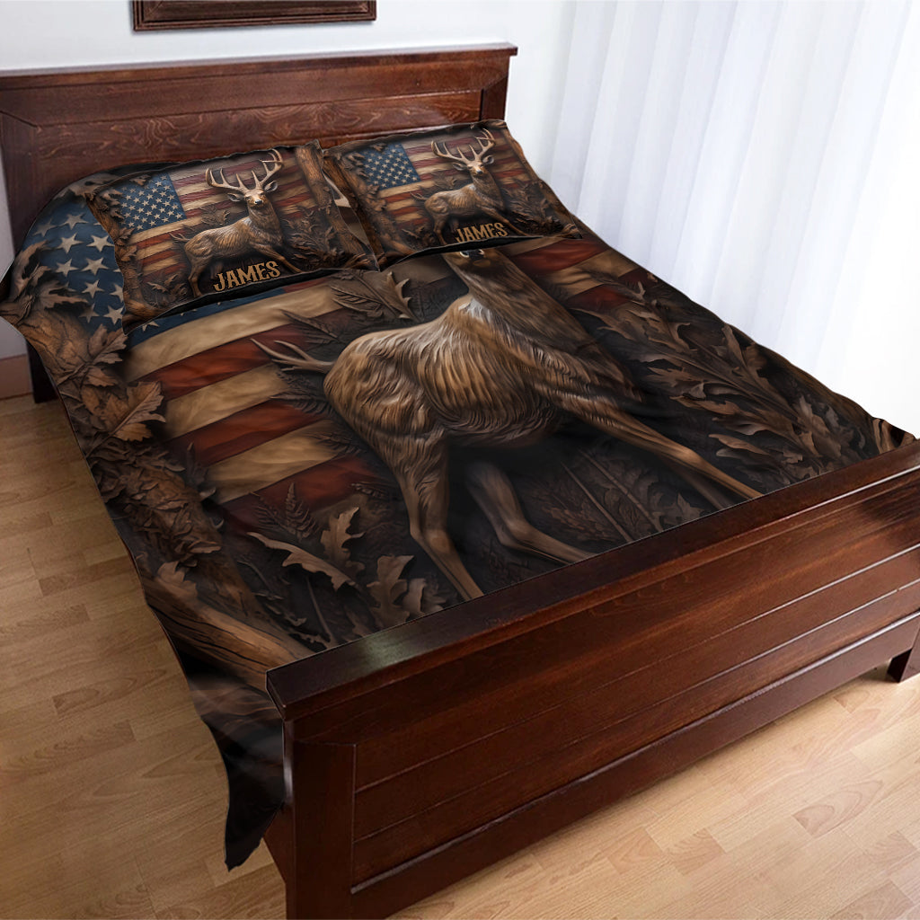 Love Hunting - Personalized Hunting Quilt Set