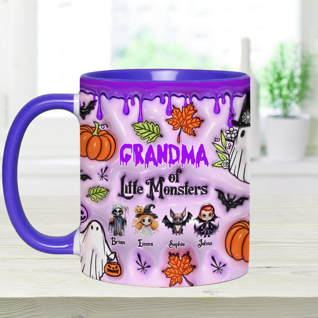 Mug personnalisé « Grand-mère des petits monstres » (tous titres)