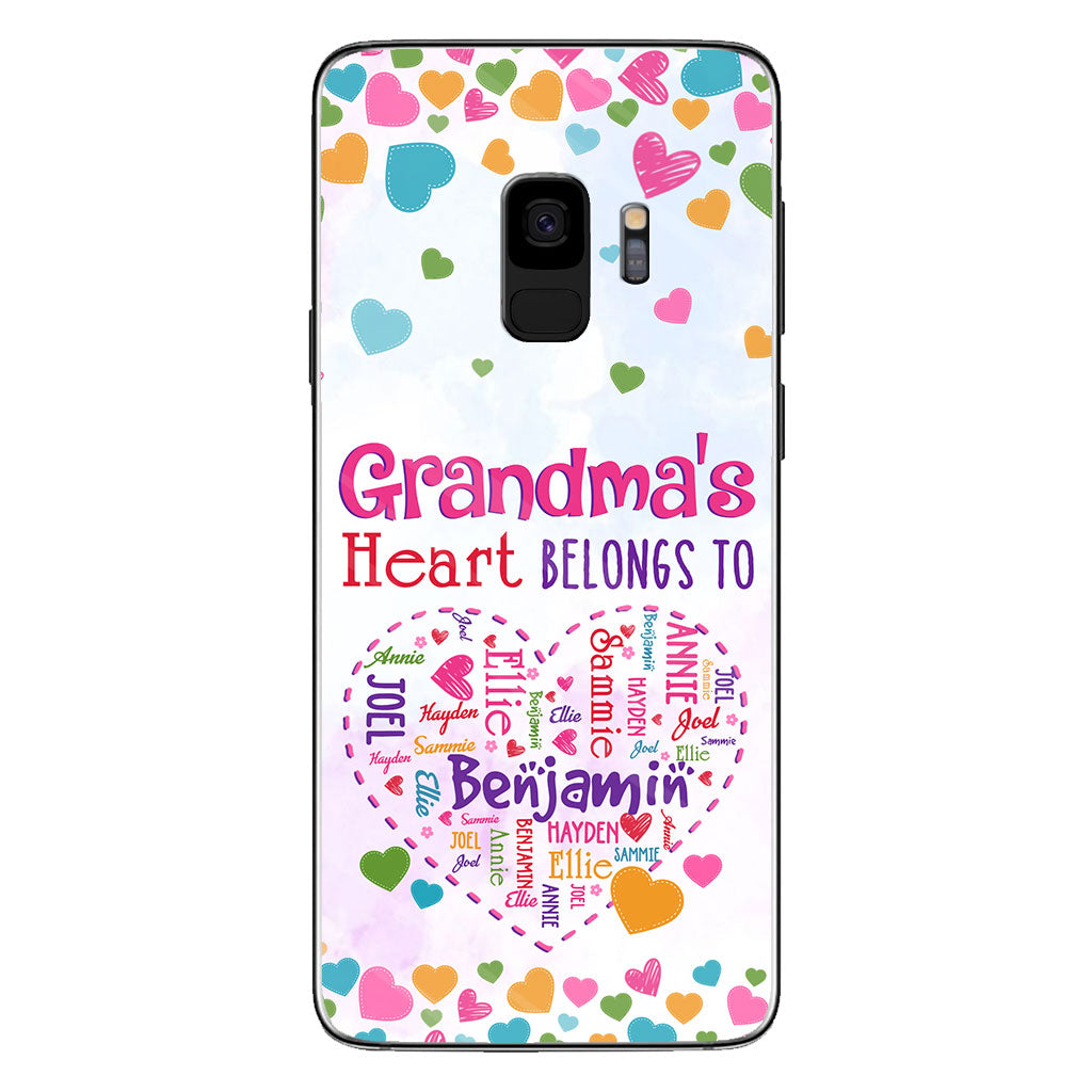 Coque de téléphone personnalisée « Le cœur de grand-mère »