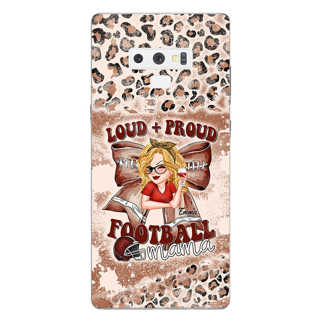 Coque de téléphone transparente personnalisée « Football Loud Proud » (Tous titres)
