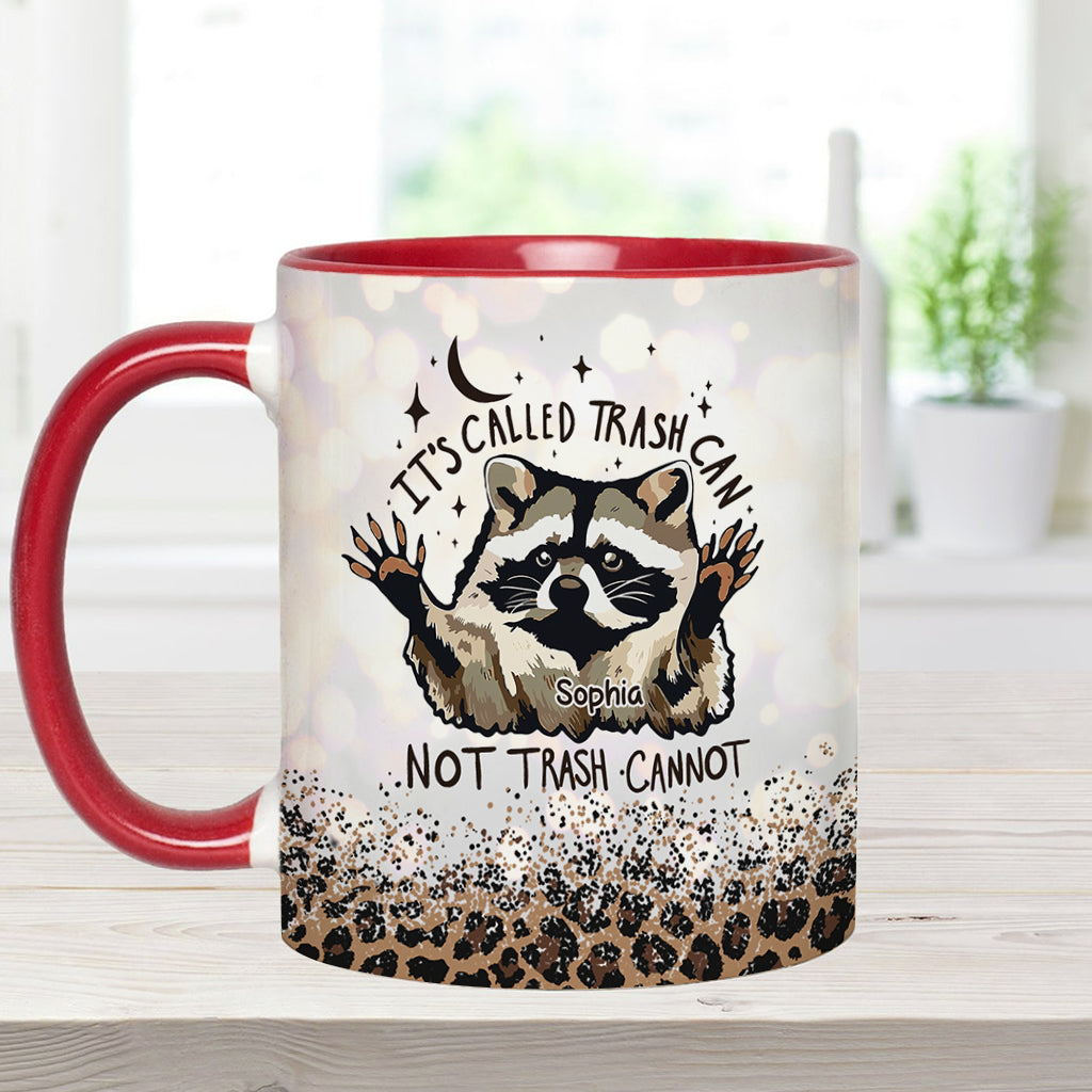 Trash Cannot - Personalized Raccoon Accent Mug