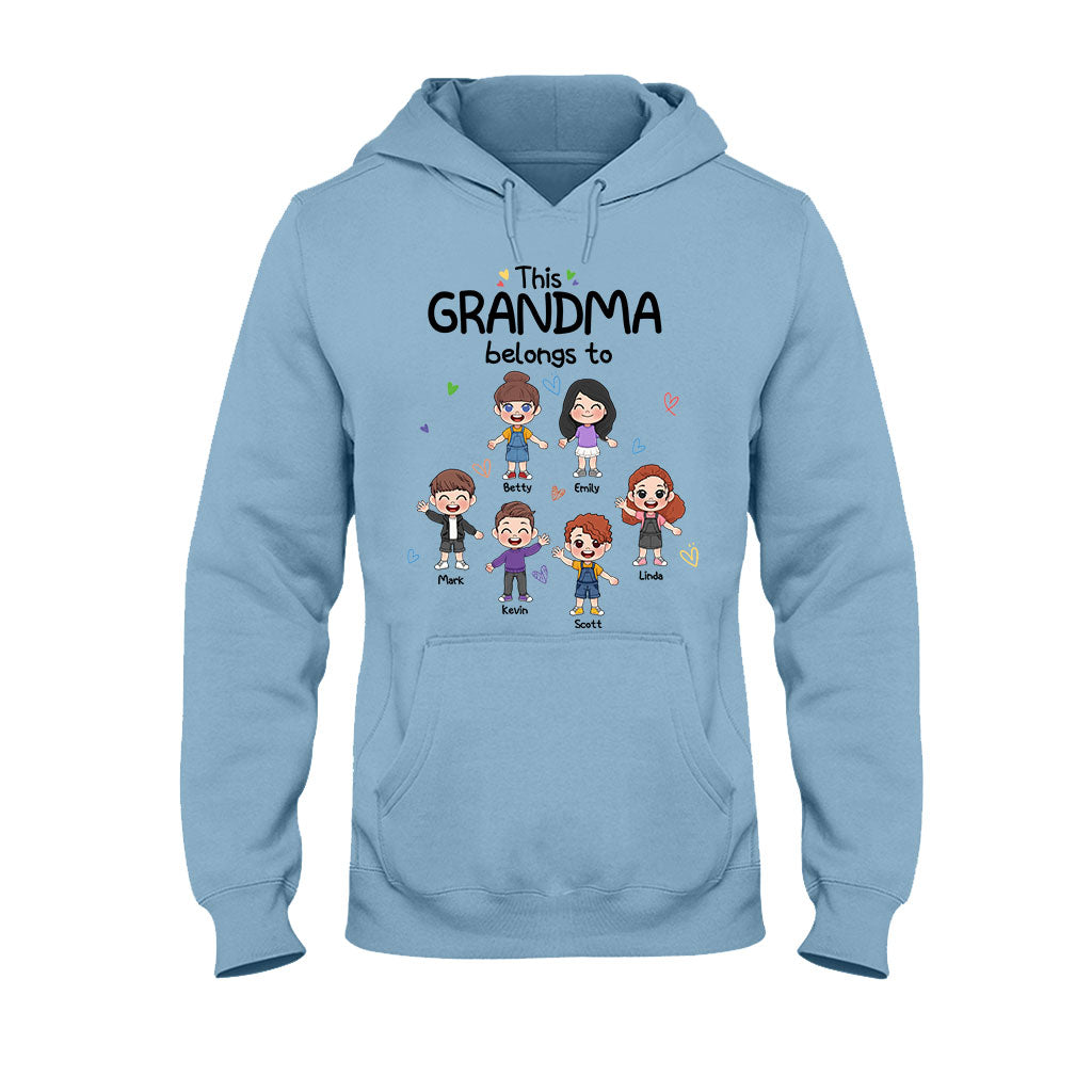 This Grandma Belongs To - Personalized Grandma T-shirt And Hoodie