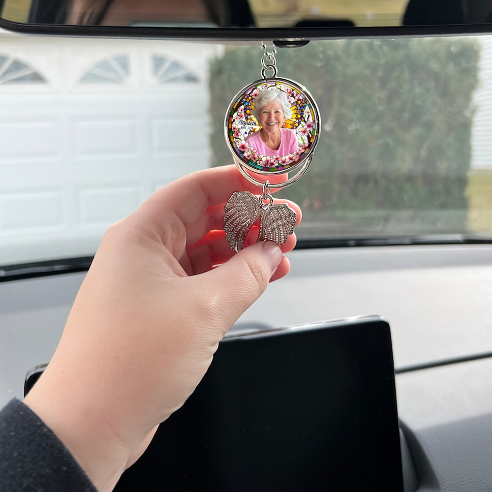 Those We Love Don't Go Away - Personalized Memorial Wings Ornament