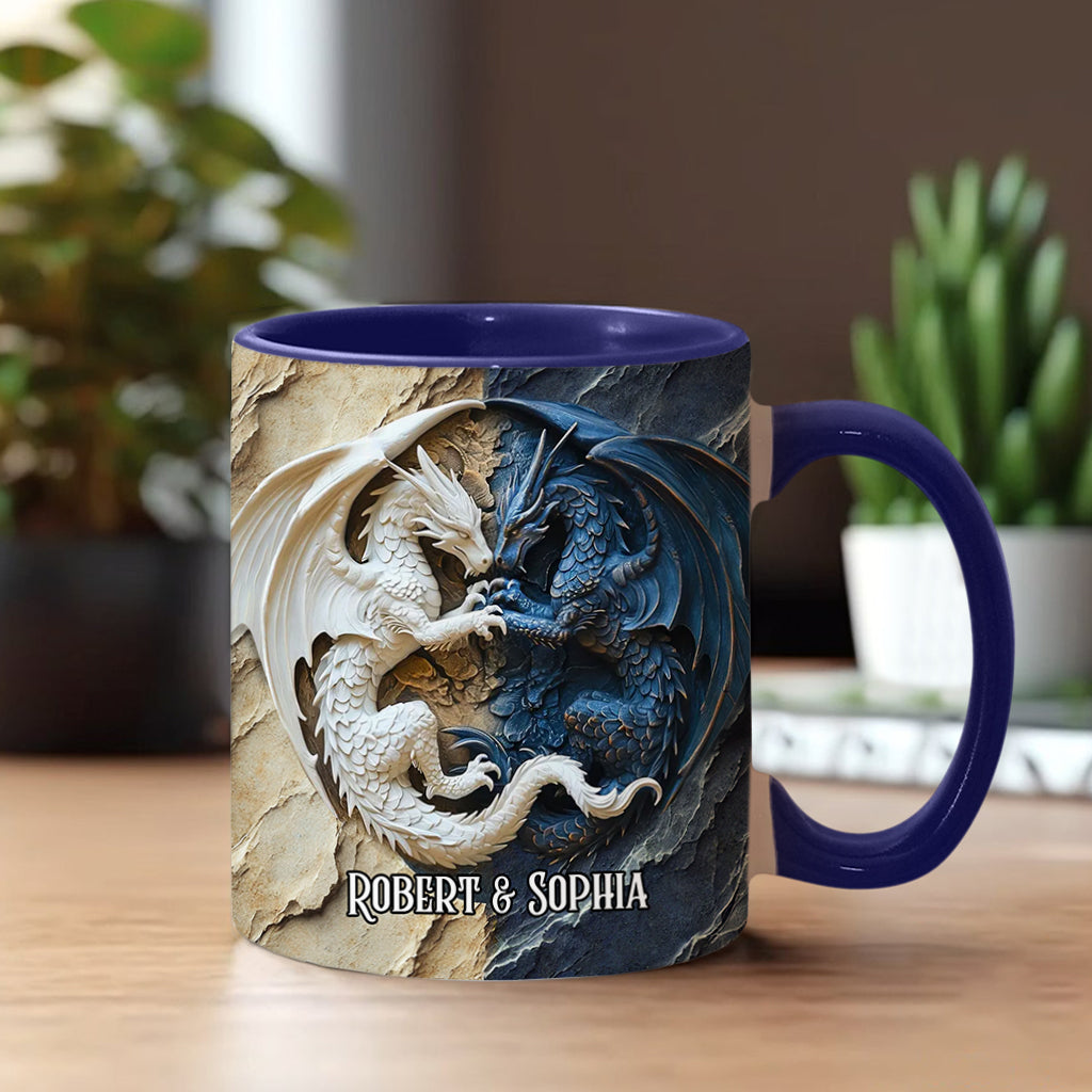 Mug personnalisé « J’adore les dragons »