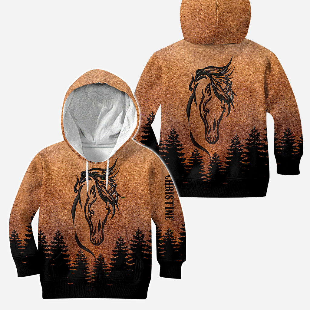 Love Horses - Personalized Horse Hoodie and Leggings