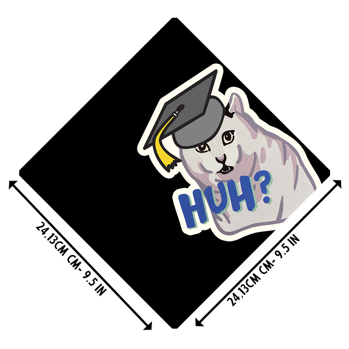 Huh Senior Graduation Meme - Graduation Cap Topper